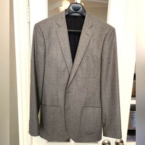 J.Crew Ludlow Slim Grey Flannel Blazer - Wool - 38R